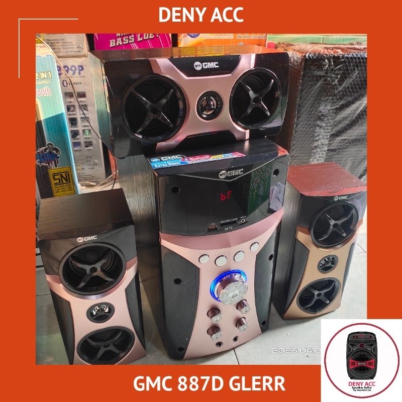 SPEAKER BLUETOOTH KARAOKE GMC 887D GLERR