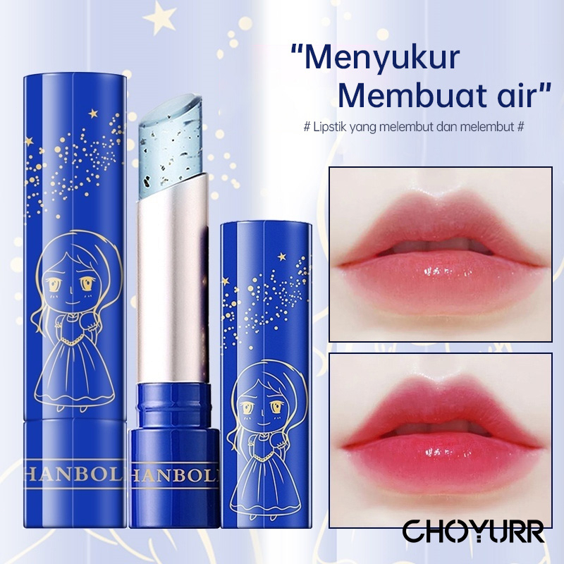 【COD】Lip Balm Gold Pelembab Bibir / Perona Bibir Menutrisi Secara Alami Lipstik Berubah Warna Original Rose Oil Waterproof Ready Stock-CH