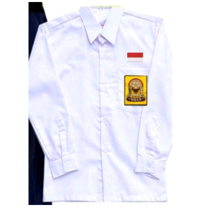 BAJU PANJANG SERAGAM SEKOLAH PUTIH ANAK SEKOLAH SMP KLS  1-3