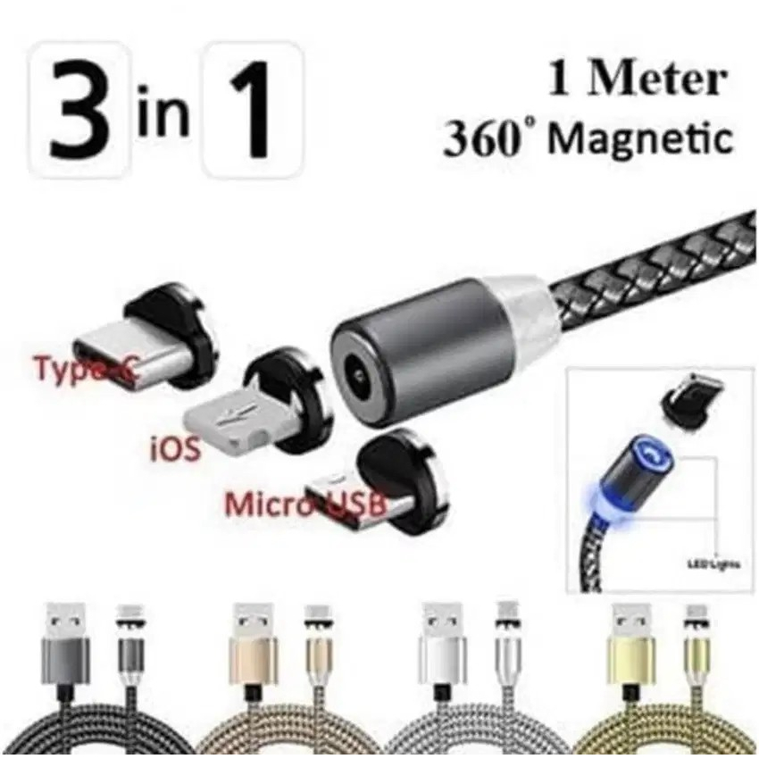 Kabel Data Magnetic type C fast charging