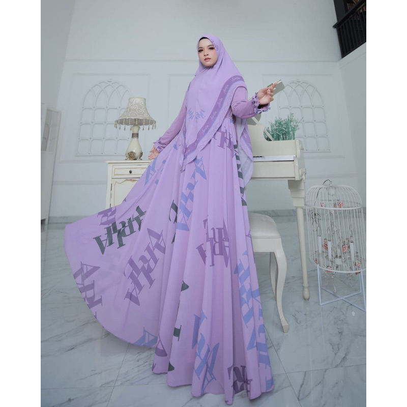 Annisa series By avrilia hijab | Ready stock gamis syari | Gamis syari premium | Gamis syari printin