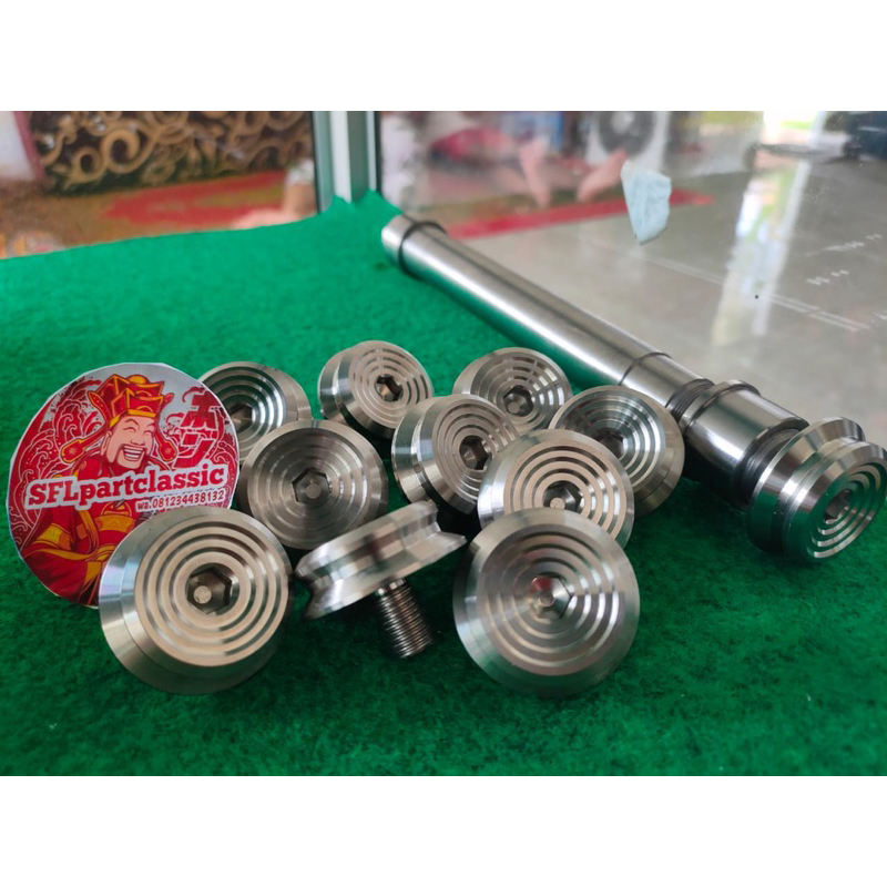 ring manisan T atas stenlis segitiga atas tiger,gl,mp,ninja