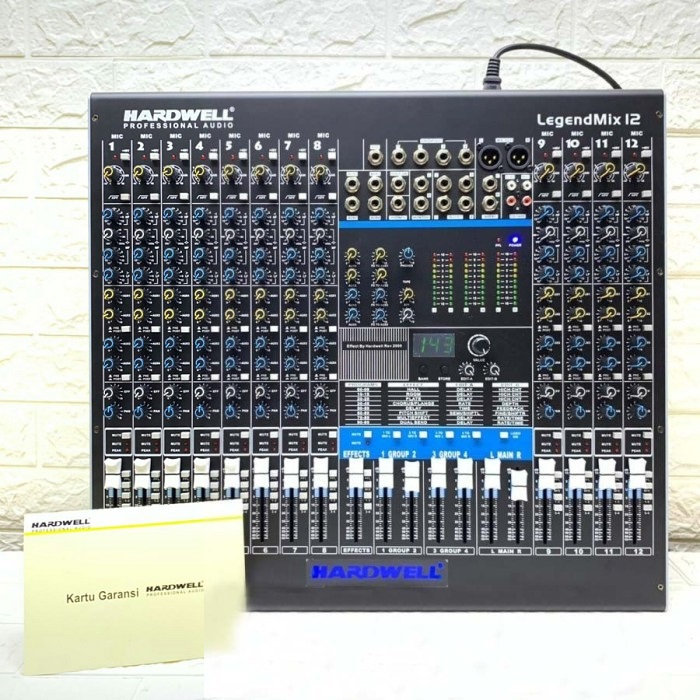 Hardwell LEGENDMIX12 Hardwell LEGENDMIX 12 Mixer 12 Channel ORIGINAL