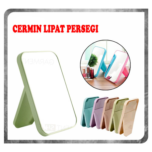 Cermin Lipat Persegi - Kaca Rias Make Up lipat