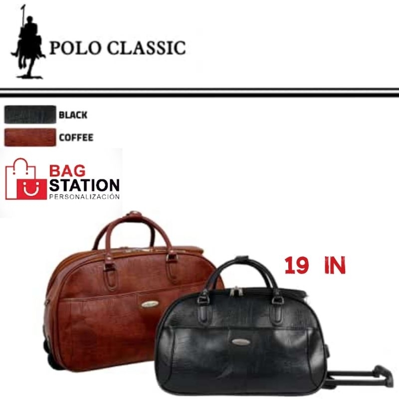 TAS TRAVEL BAG POLO CLASSIC 2 RODA MEDIUM ORIGINAL ASLI IMPORT TAS TROLI TROLLEY TAS PAKAIAN TAS CABIN ASLI IMPORT