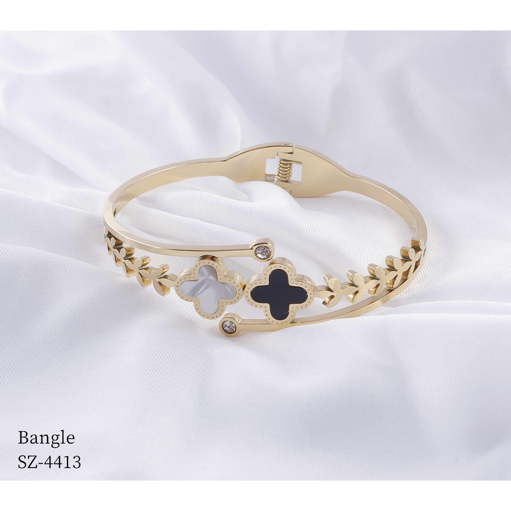 Set Perhiasan Titanium Kalung/Gelang/Anting Fashion Jewelry 6701/4413/7650 (15mm)