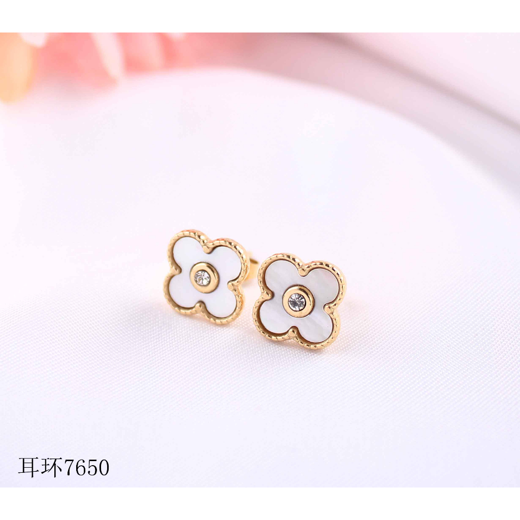 Set Perhiasan Titanium Kalung/Gelang/Anting Fashion Jewelry 6701/4413/7650