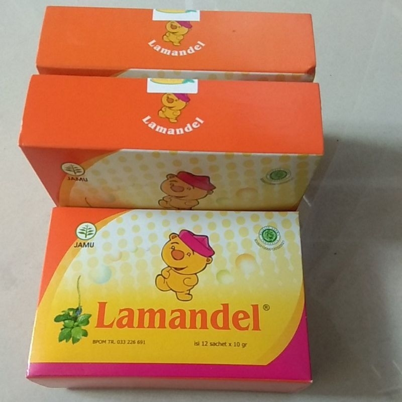 Lamandel sachet. Lamandel per box obat amandel