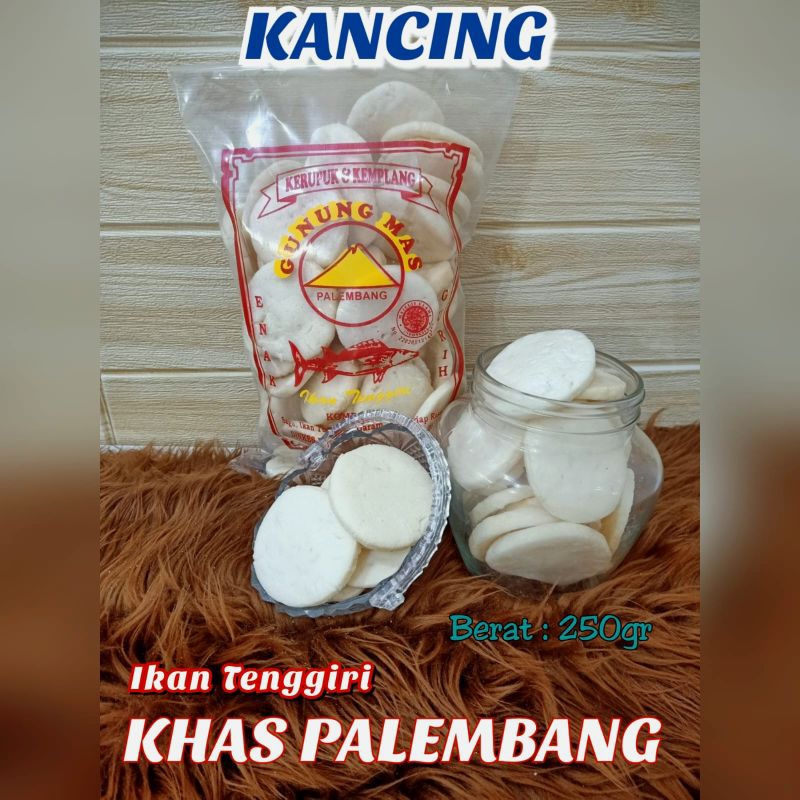 

KEMPLANG KANCING SUPER 250gr IKAN TENGGIRI KERUPUK KANCING