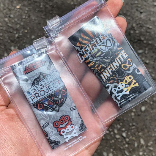 Ready wrap baterai 18650 odb free pouch Odb x Leikha Infinite Battery