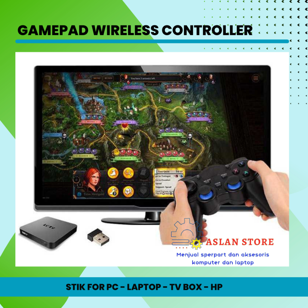 STIK GAME PAD CONTROLLER FOR ANDROID SMARTPHONE/TABLET/TV BOX/SMART TV JOYSTIK