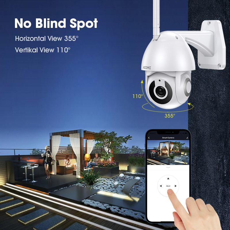 Acome APC02 Smart CCTV IP Camera FULL HD 1080P Kamera Luar Ruangan