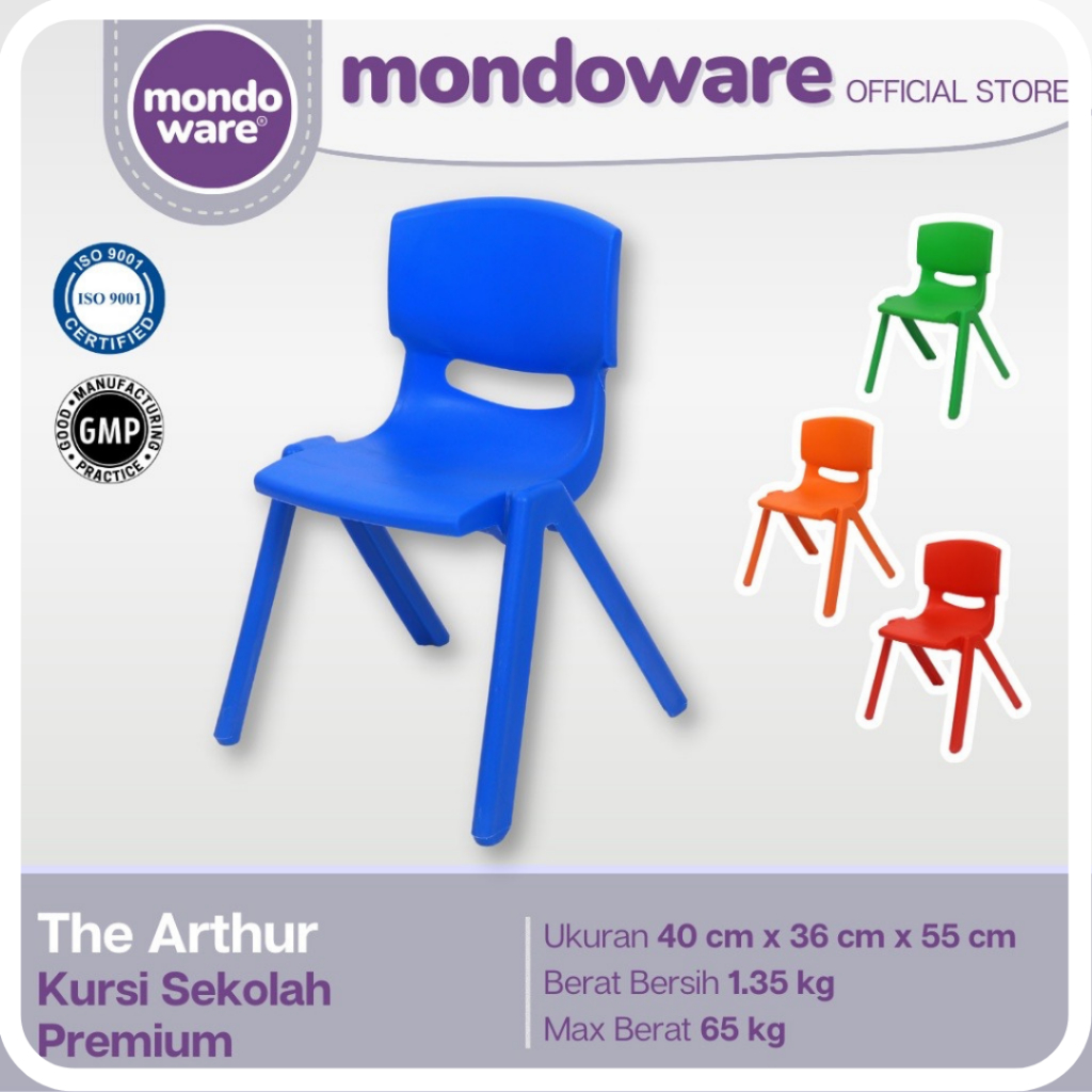 SALE!! MONDOWARE KURSI SEKOLAH PREMIUM THE ARTUR KURSI ANAK LES CHAIR KIDS CC19