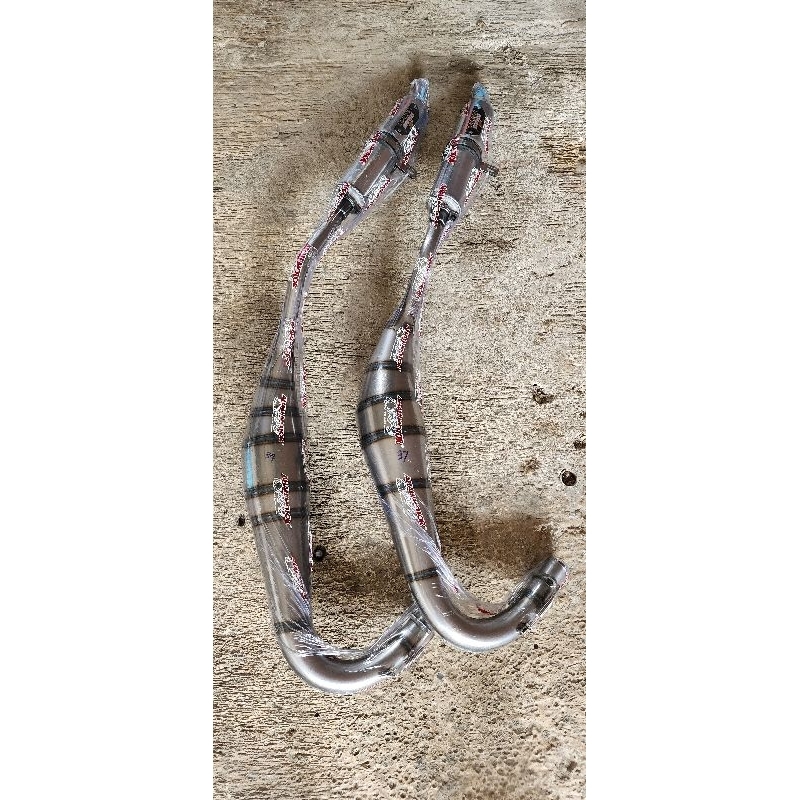 Knalpot KHUSUS BALAP Satria 2T Per Plat Besi Ahau One