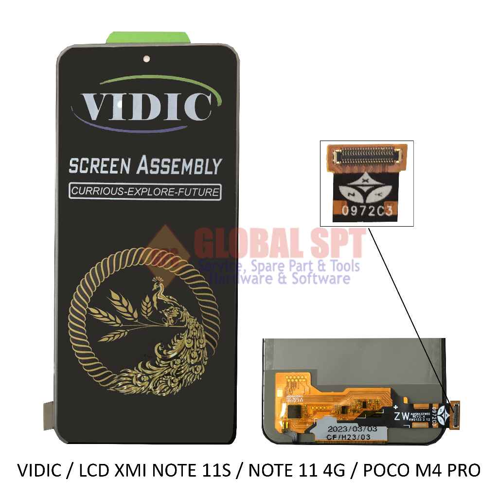 LCD TOUCHSCREEN XIAOMI NOTE 11S / NOTE 11 4G / REDMINOTE 11S / REDMINOTE 11 4G / POCO M4PRO