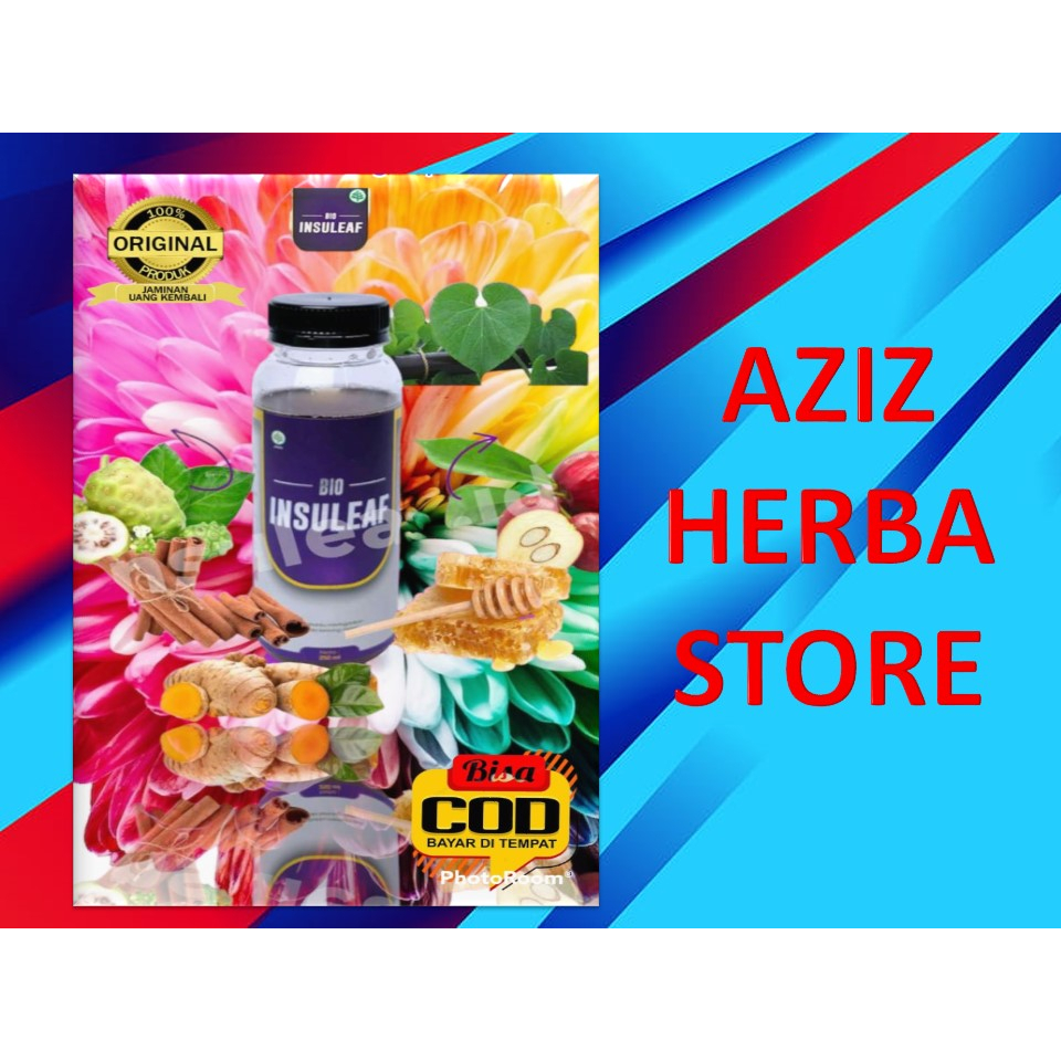 

BIO INSULEAF 1 BOTOL ORIGINAL BAYAR DITEMPAT MEMBANTU MENSTABILKAN KADAR GULA DARAH 1 BOTOL