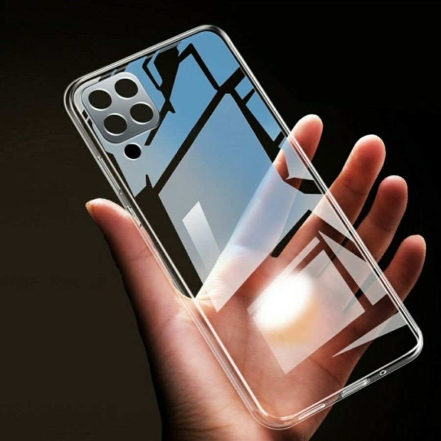 Clear Case Samsung M51 M32 M52 M12 F62 5G - Plus + Protector Camera Kamera Soft Tpu Casing Transparant