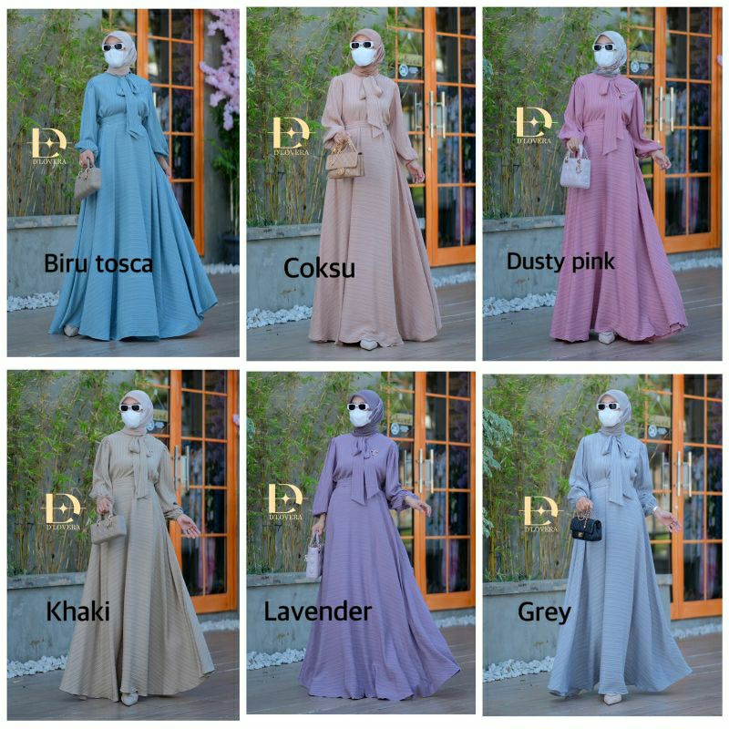 Gamis DHILOVERA D'LOVERA Jafia Dress ORIGINAL
