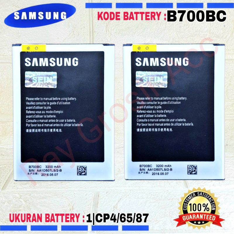 Baterai Original SAMSUNG Galaxy Mega 6,3 i9200 B700BC
