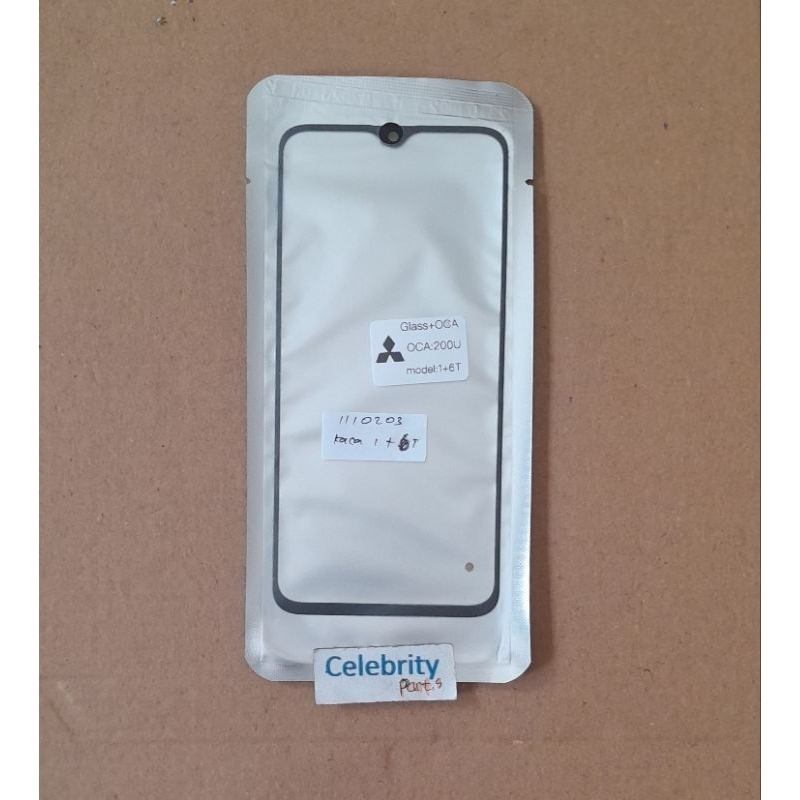 GLASS + OCA ONEPLUS 6T / ONEPLUS 6 KACA TOUCHSCREEN