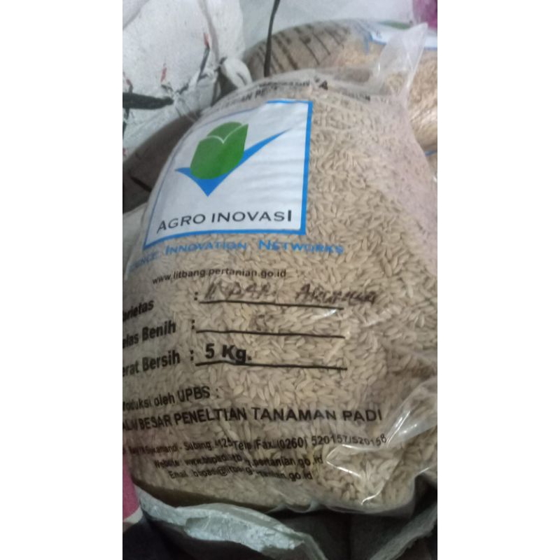 Benih padi beras merah inpari arumba beras merah pulen aroma pandan wangi