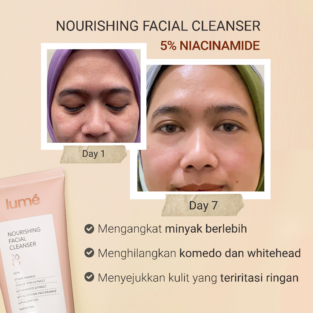 (Free Emas) LUME Nourishing Facial Cleanser Skincare