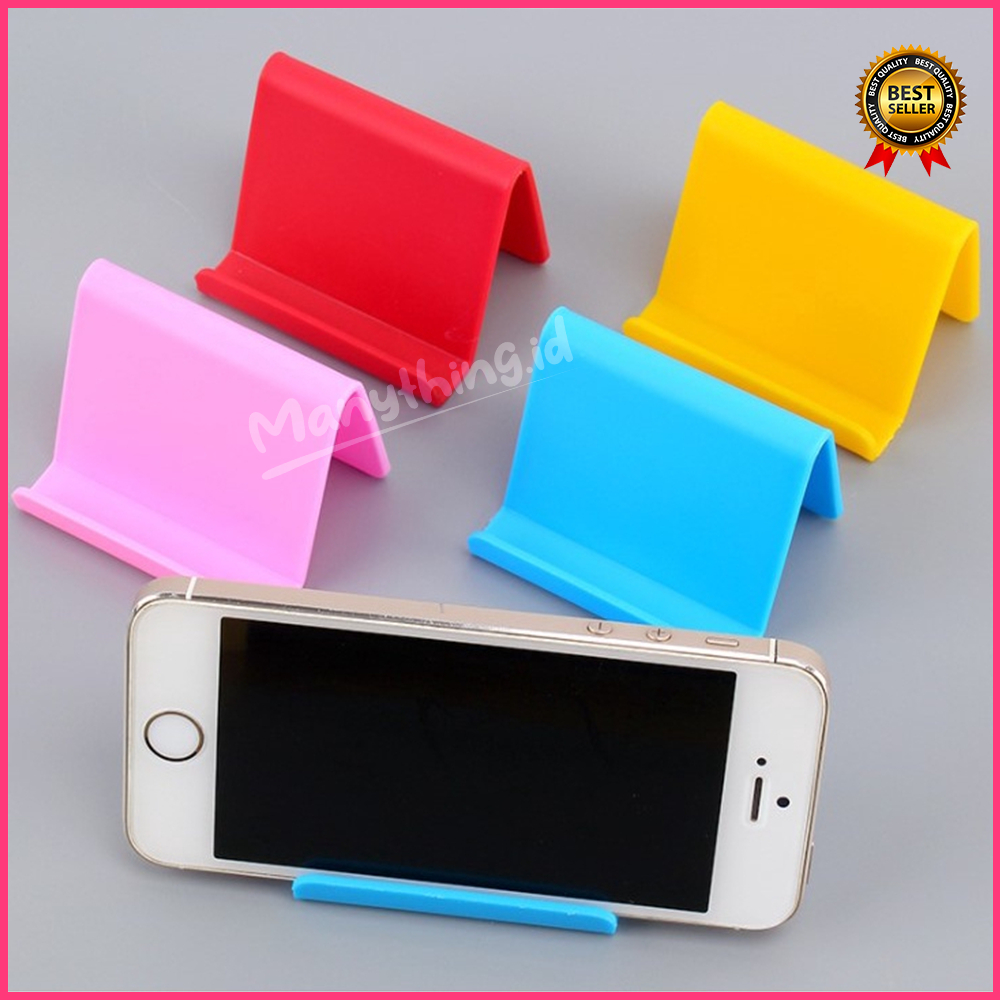 Stand Holder HP Bentuk Dudukan Sender / Penyangga HP / Sandaran HP / Dudukan HP / Stand HP / Holder HP / Barang Gemes Unik Lucu / Rainbow / Aesthetic / Kualitas Juara / Standing Hp