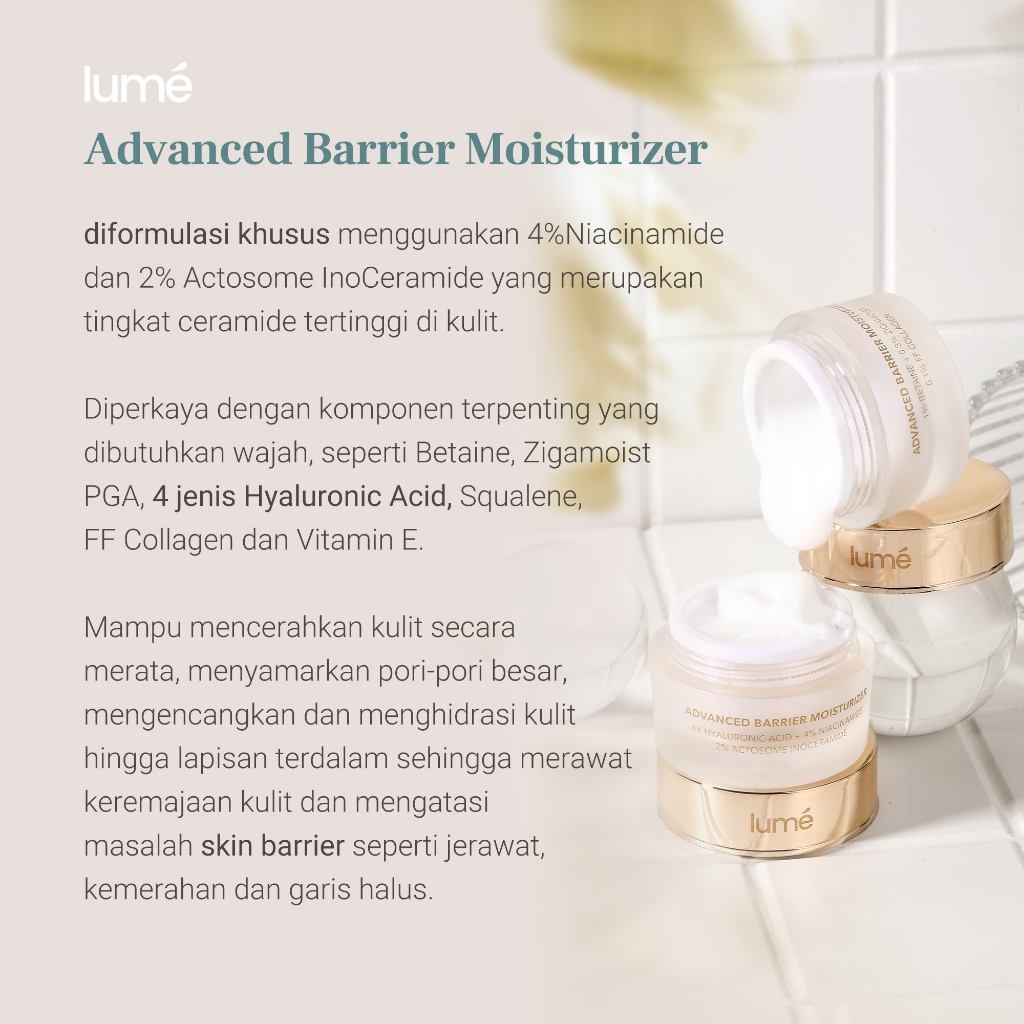 (Free Emas) LUME Advanced Barrier Moisturizer Skincare