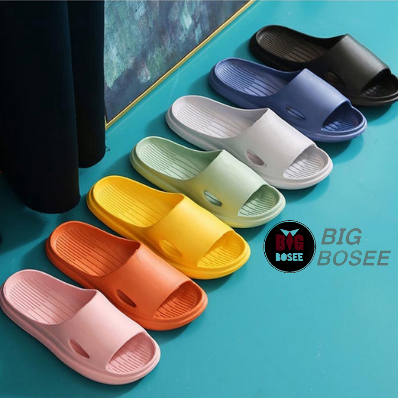 BB7 - Sandal Slop Eva Indoor Outdoor Anti Slip - Sandal Selop Karet Kamar Mandi Lembut Anti Licin Polos