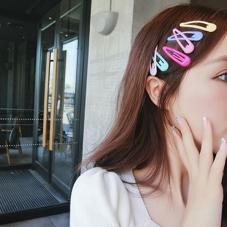 (1 pcs) Jepit Clip Rambut Korea Wanita Colorfull Hair Clip