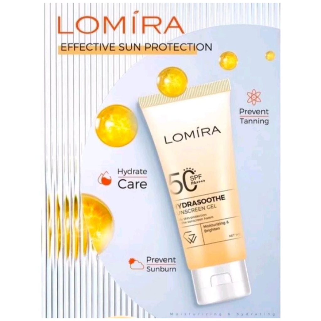 LOMIRA HYDRASOOTHE SUNSCREEN GEL SPF 50
