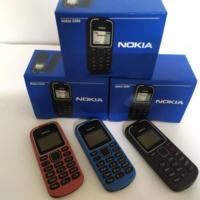 Nokia Jadul 1280 Fullset Handphone HP Jadul Baru Murah Senter Tipe Model Lama GSM