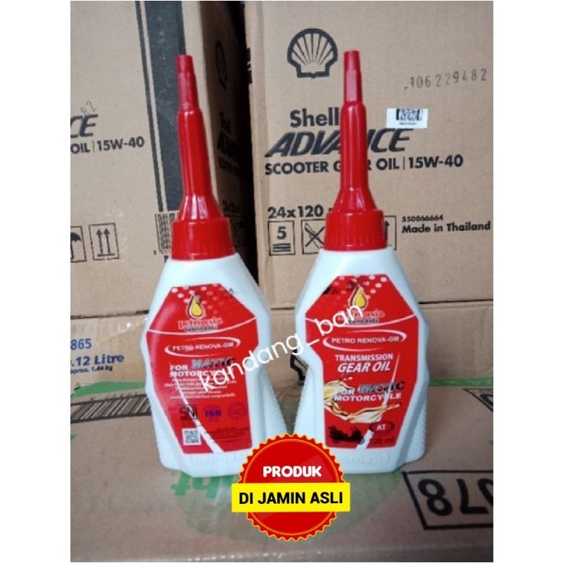 PROMO.. HARGA SPESIAL.. OLI GEAR/OLI GARDAN PETROASIA 120 ML UNTUK SEMUA MATIC (100% ORIGINAL)