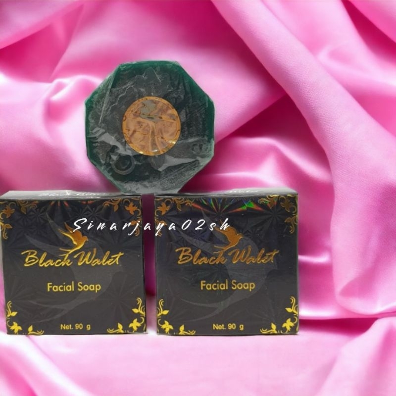 (ecer ) SABUN WALET BLACK 90g BULAT BPOM NA 18201203418