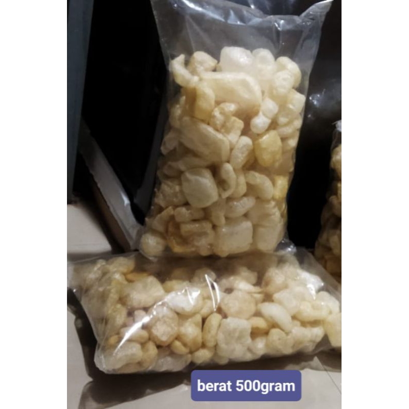 

500gram kerupuk jangek/kulit sapi asli dan halal