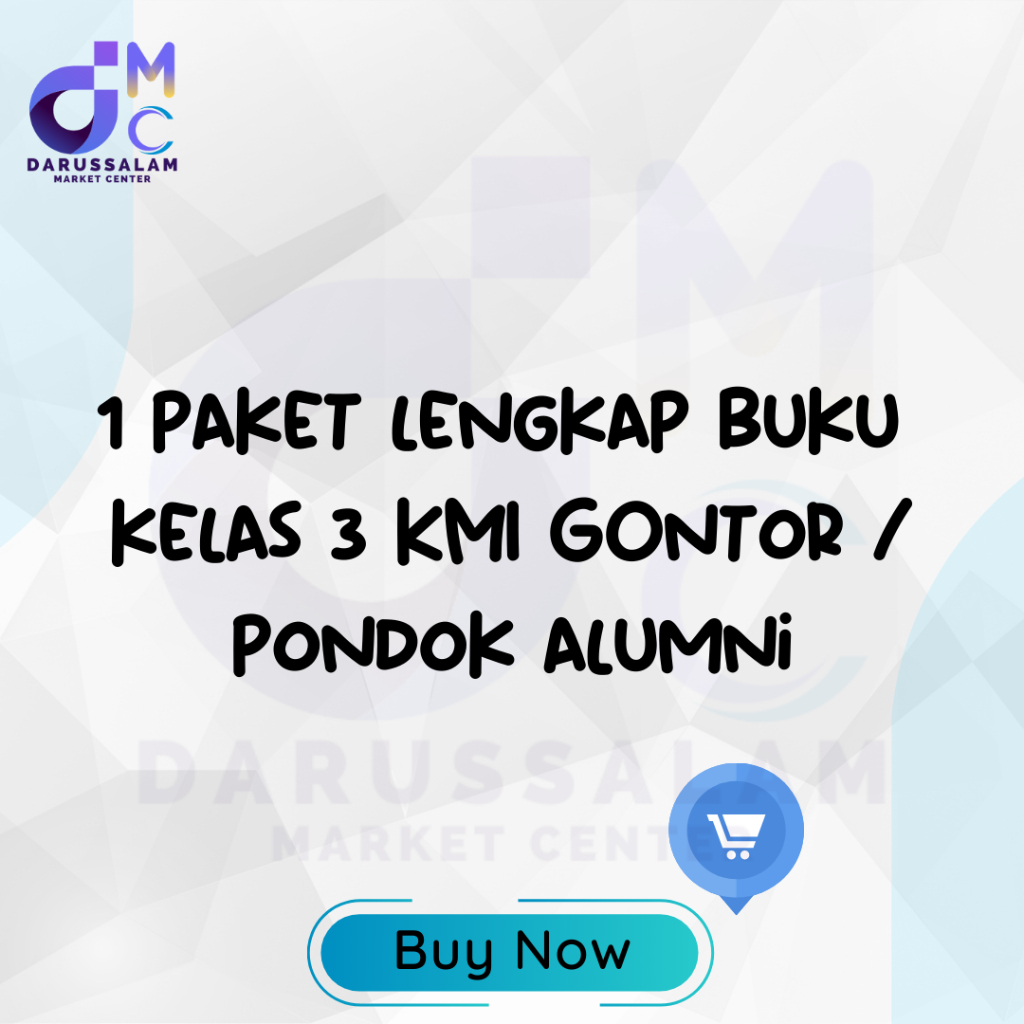 Satu Paket Lengkap Buku Kelas 3 KMI  Gontor/Pondok Alumni