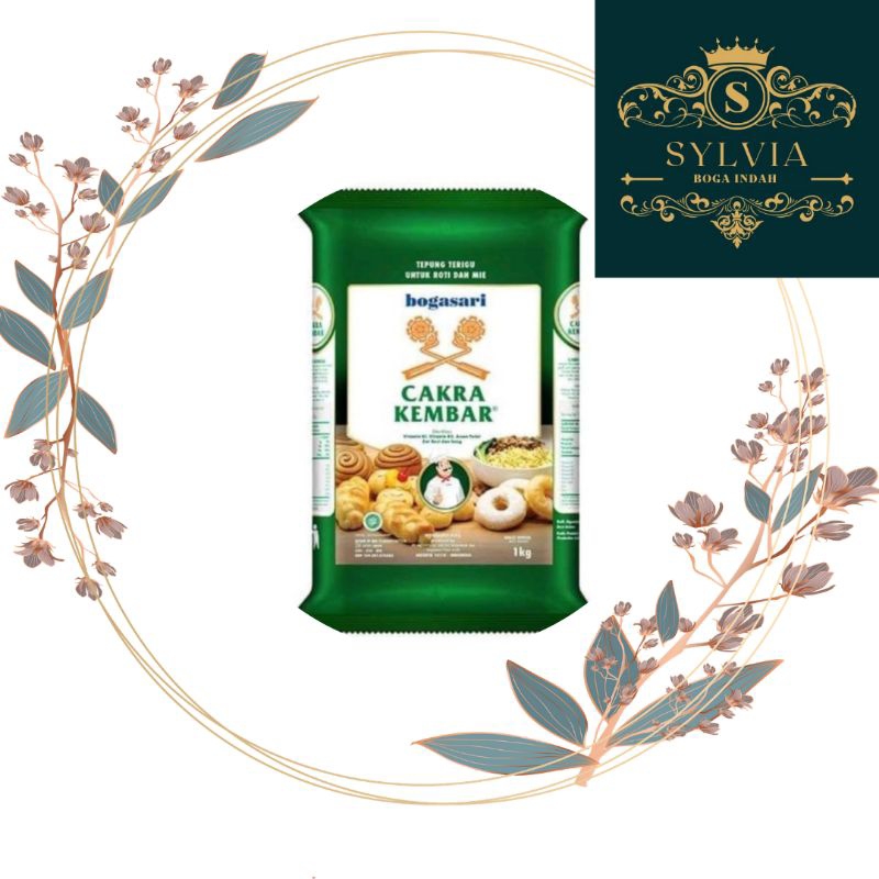 

Tepung Terigu Cakra Kembar Premium 1 Kg bogasari