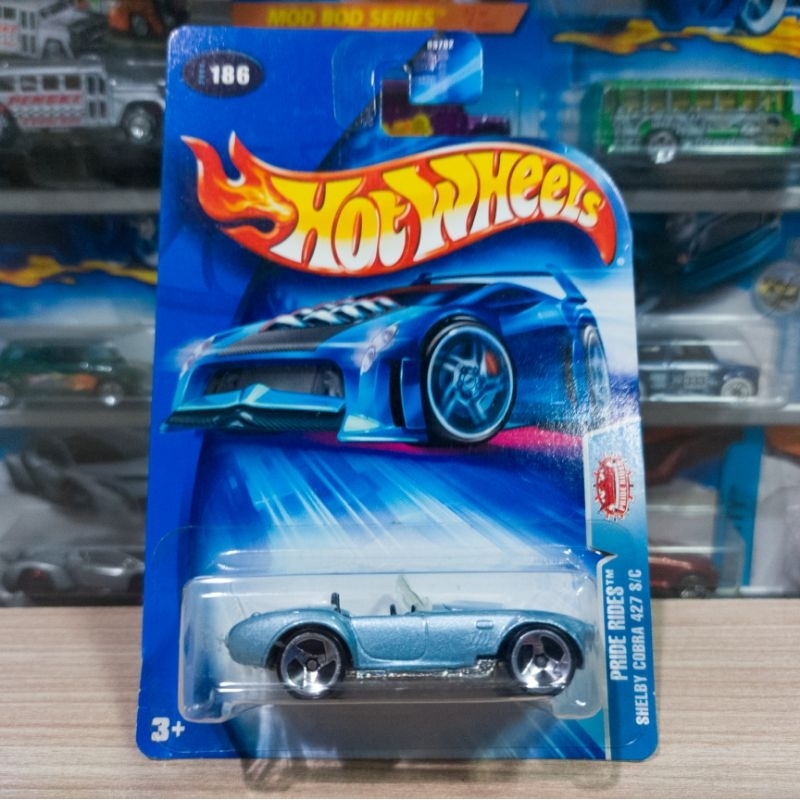 Hot Wheels Shelby Cobra 427 S/C - Pride Rides - Blue Card