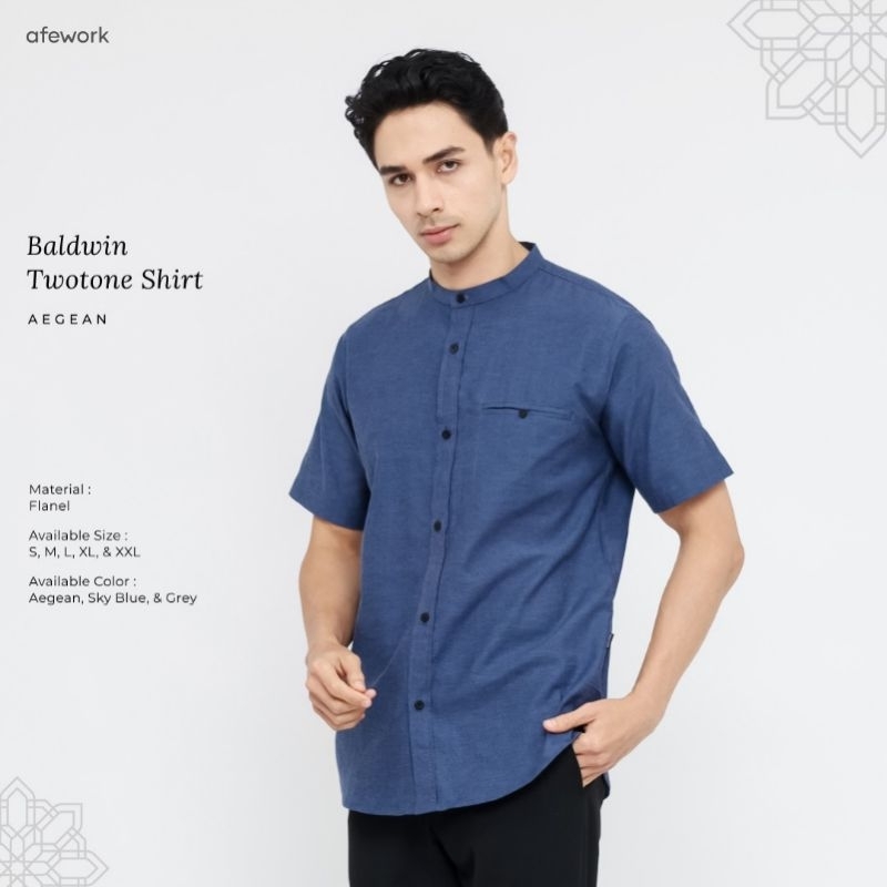 AFEWORK BALDWIN TWO TONE TSHIRT