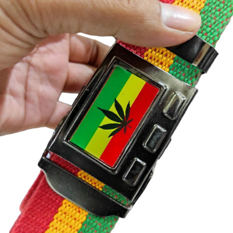 Ikat Pinggang Sabuk Rasta Reagea Gesper Polos Logo