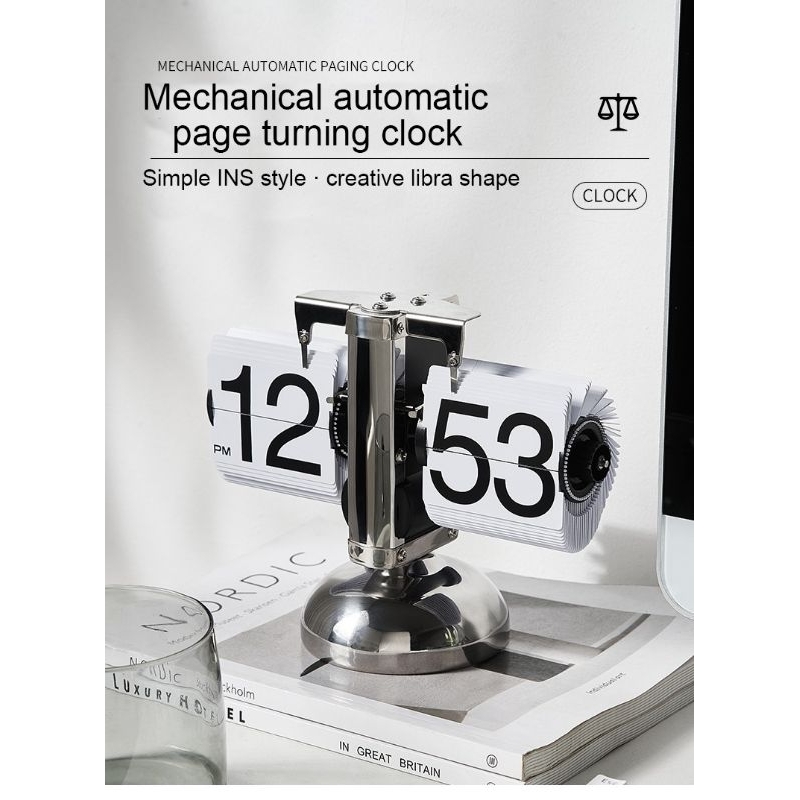 mechanical automatic paging clock jam meja classic