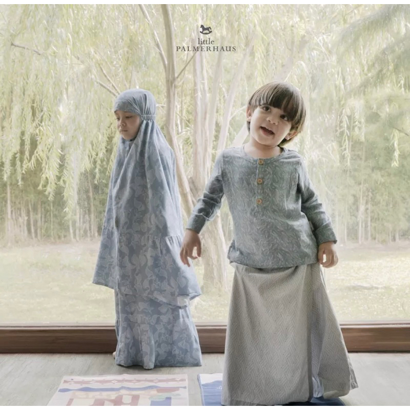 Palmerhaus IED SERIES - Timeless Button Koko Set + Peci by Little Palmerhaus /Koko anak 1-6 Tahun/IED Collection