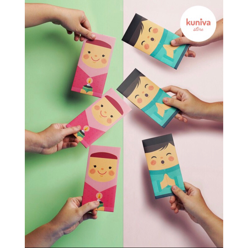 

Amplop Lebaran Karakter Lucu / Uang Tidak Dilipat