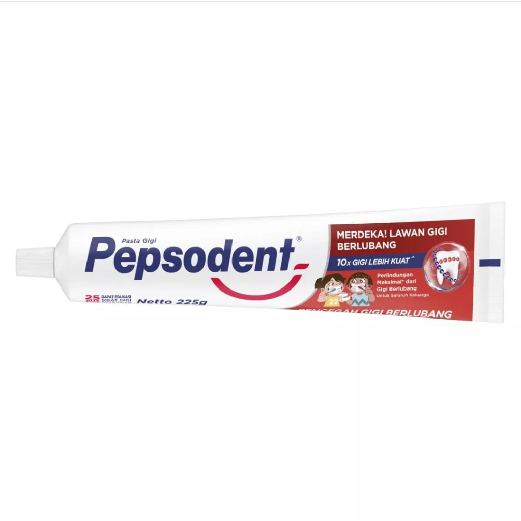 Pepsodent Pencegah Gigi Berlubang Pasta Gigi 225 gr Twin Pack