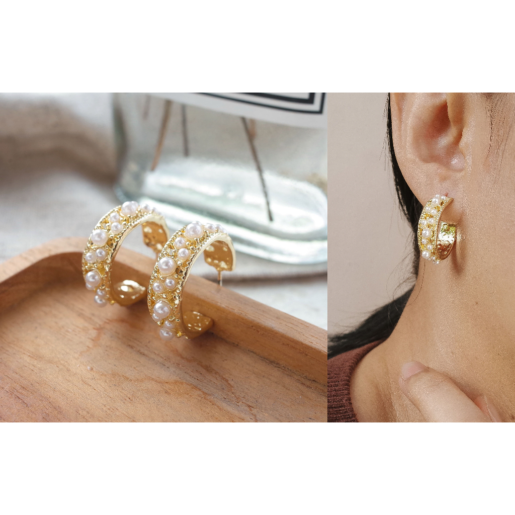 ANTING BUNGA / FLORAL EARRINGS / ANTING HIJAB - 2551