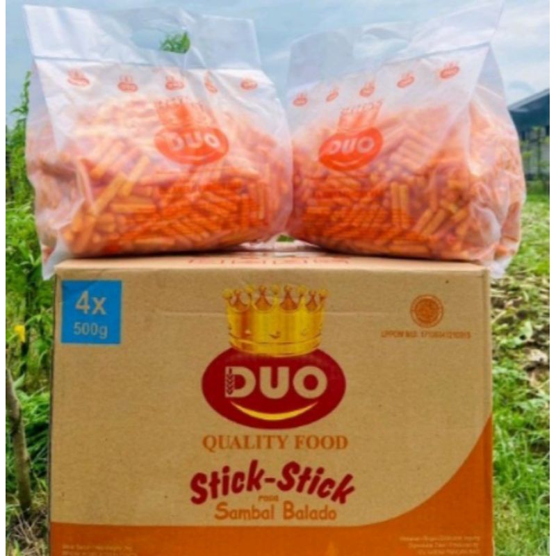 Stik Duo  500g/Stik Balado /Stik Coklat /snak/Camilan