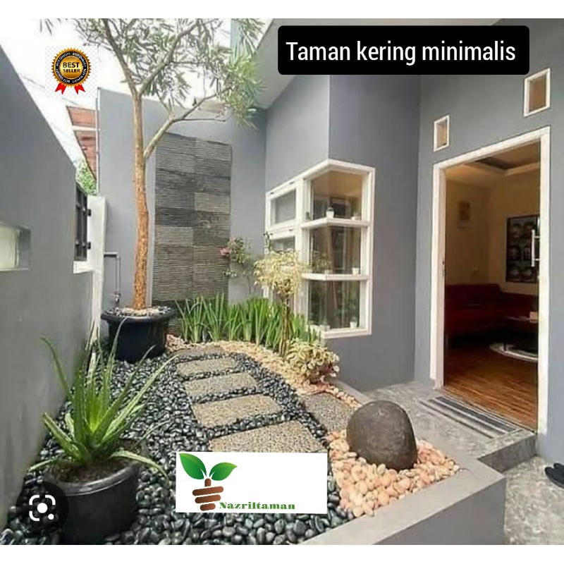 Taman Kering minimalis / Jasa taman Kering depok / Bikin taman kering / Dekorasi taman