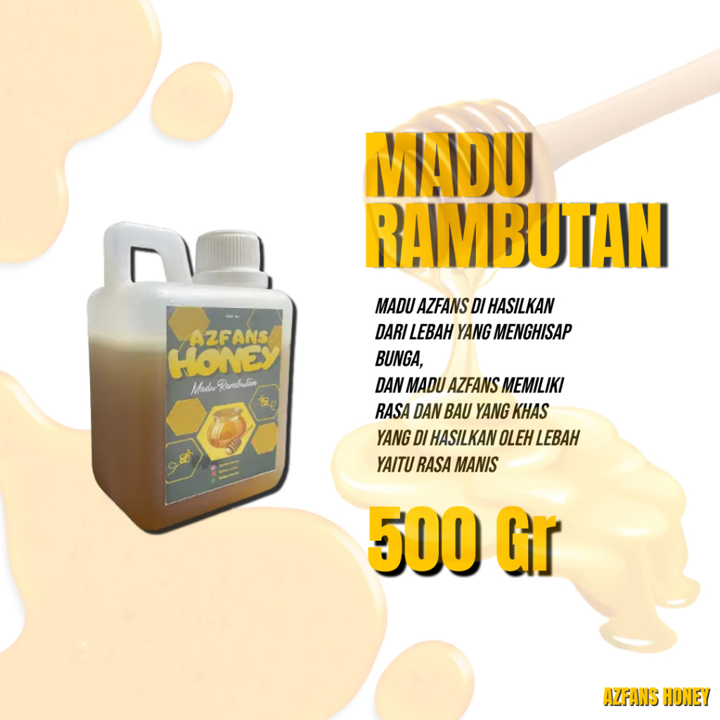 

MADU RAMBUTAN MURNI ASLI BEST SELLER TERMURAH 500 Gr