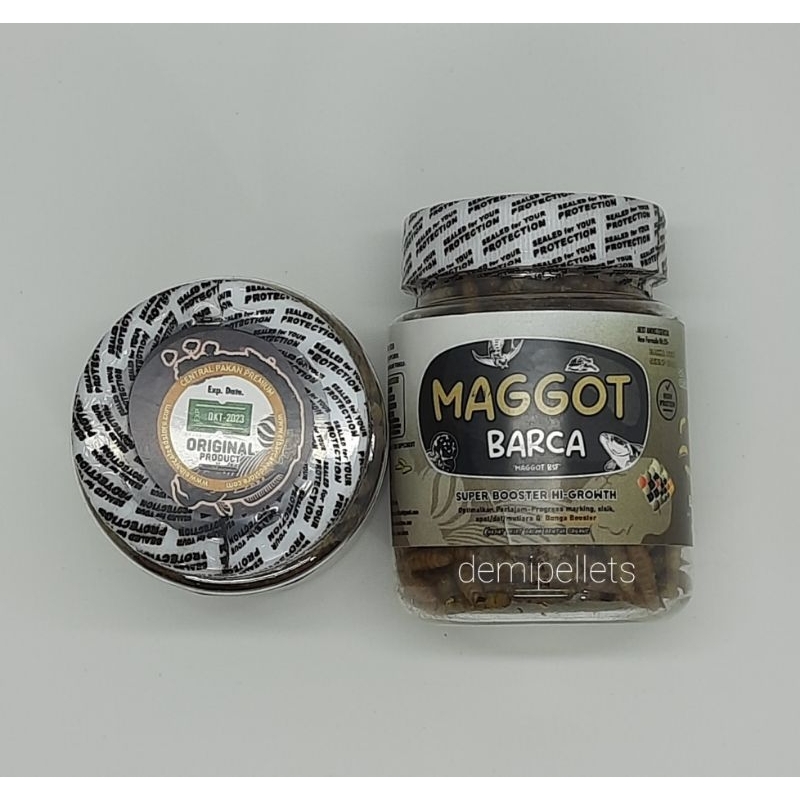 Maggot BARCA Super Growth kemasan botol 30 Gram