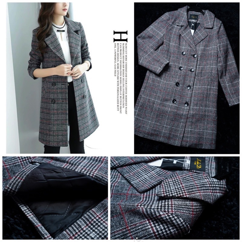 LONG COAT KOTAK IMPORT